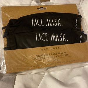 Brand new set of 2 Rae Dunn face masks
